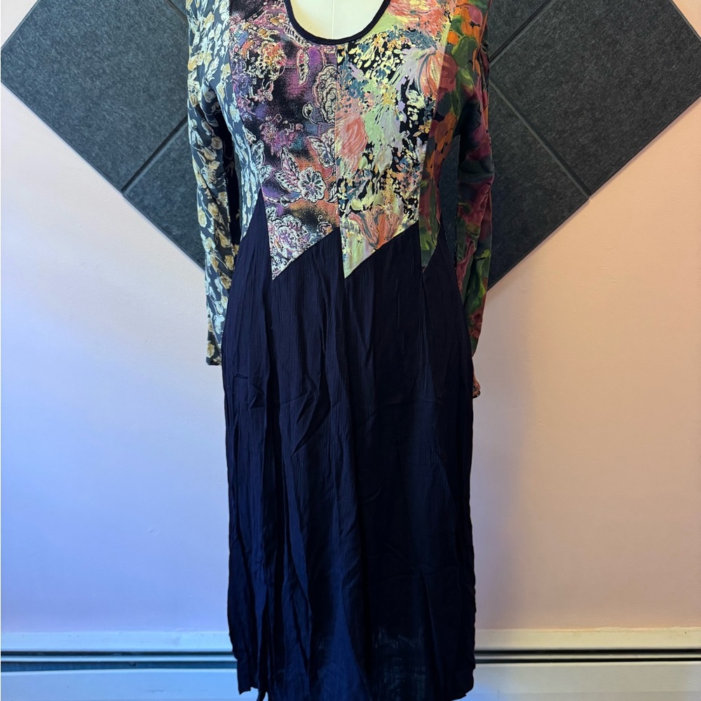 Vintage 90’s Floral Long Sleeve Dress